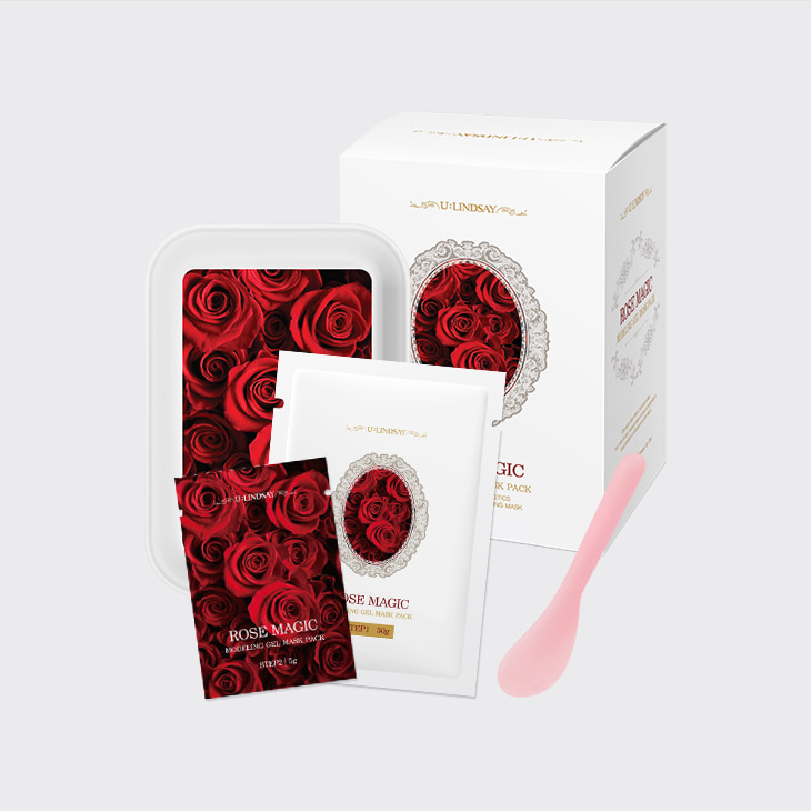 U:LINDSAY Rose Magic Modeling Gel Mask Pack,K Beauty