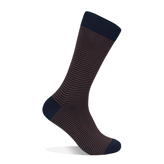 Striped Socks - Brown 