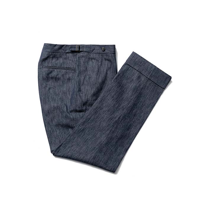 (Limited) Beltless Pants - Denim