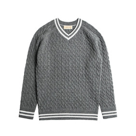 Merino Wool Cricket Sweater - Gray