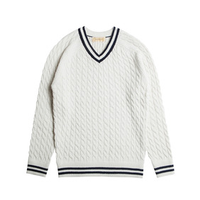 Merino Wool Cricket Sweater - Ivory