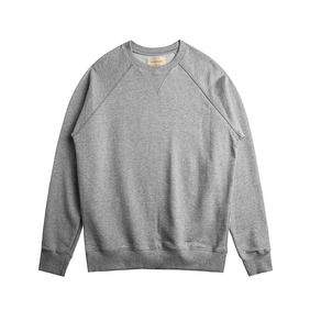Soft Cotton Raglan Sweat shirts - Gray