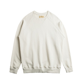 Soft Cotton Raglan Sweat shirts - Ivory