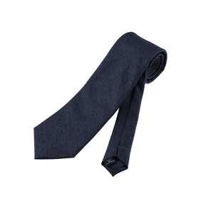 Solid Wool Tie - Navy