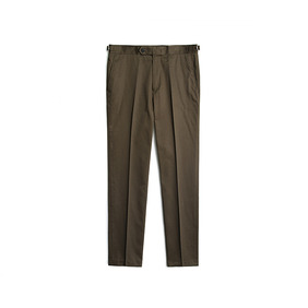 17fw Cotton Beltless Pants - Khaki