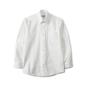 GTB Crinkle Oxford Cotton B.D Shirt - White