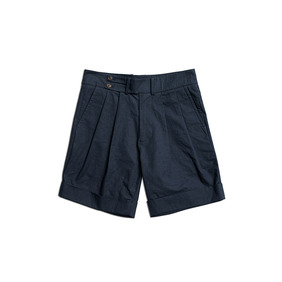 Safari Two Tuck Shorts - Navy