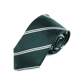 Double Regimental Tie - Green