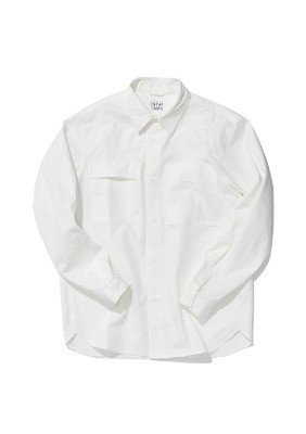 Two-Sided Pocket Shirt (White)