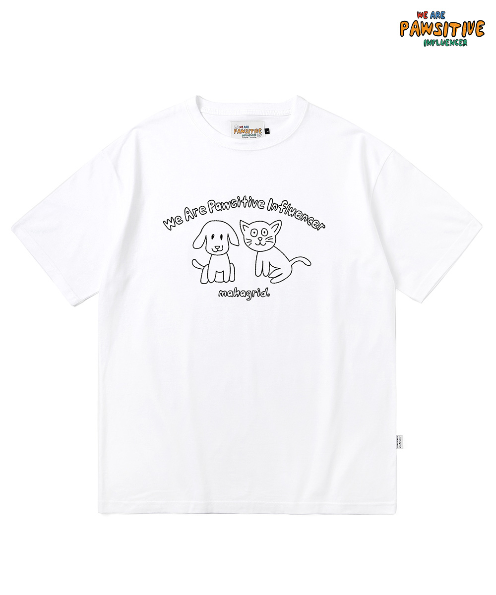 INFLUENCER DOODLE TEE[WHITE]