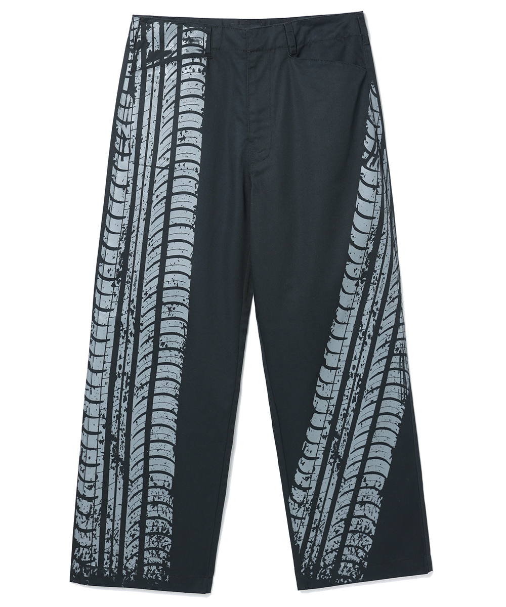 TIRE TREAD WORK PANT[BLACK]