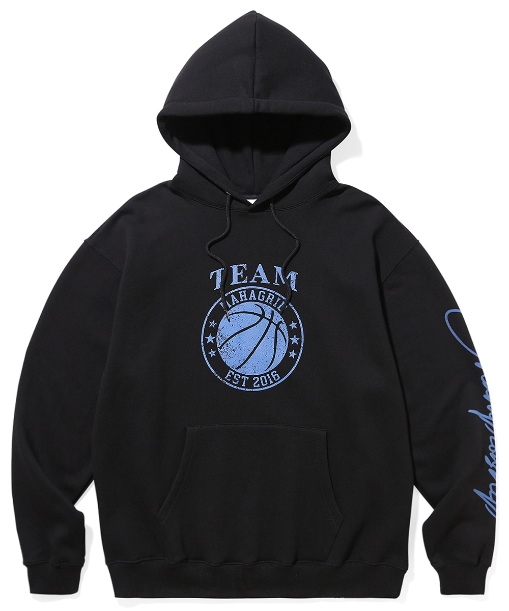【mahagrid】HOOP HOODIE BASKETBALL CHAMPS HOODIE[BLACK] - MAHAGRID