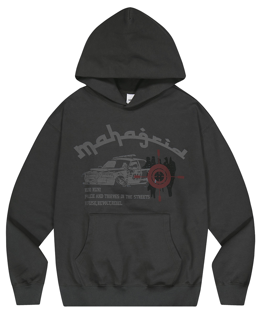 TARGET HOODIE[CHARCOAL] - MAHAGRID