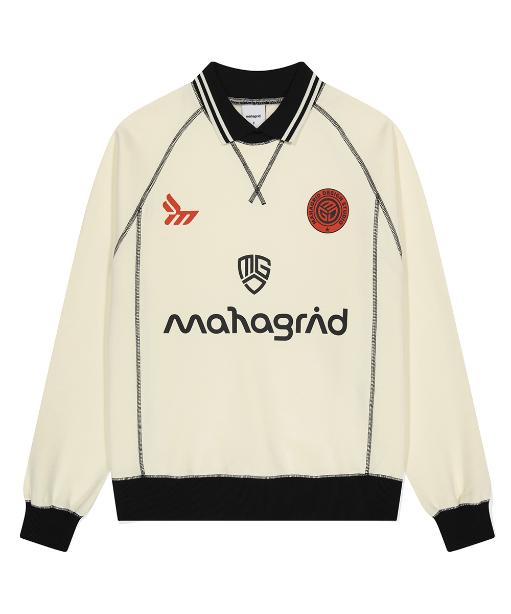 【mahagrid】23FW★ SPORT COLLARED SWEATSHIRT 3999baa466e312502426ffe3ae48ee