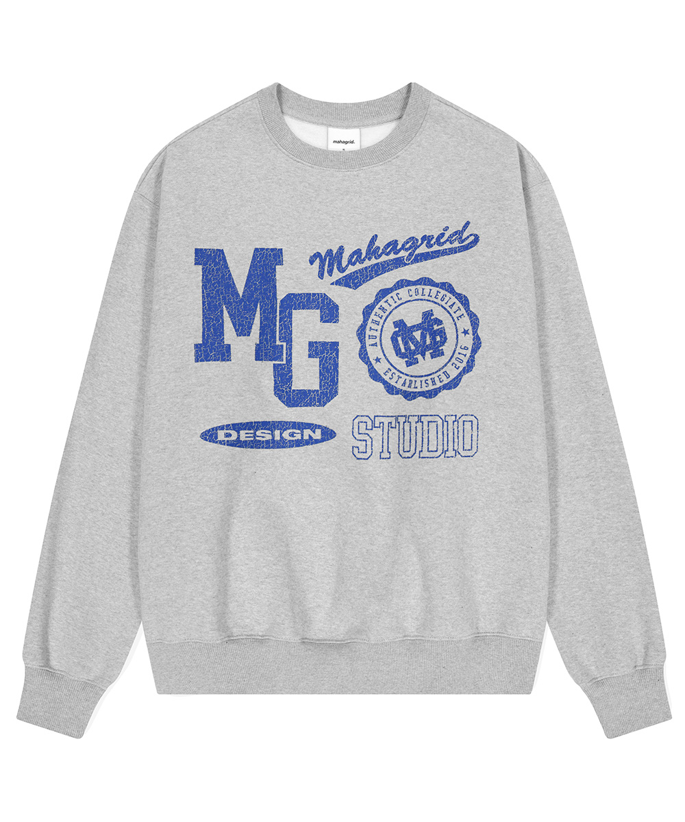 VARSITY LOGOS SWEATSHIRT[BLUE] - MAHAGRID