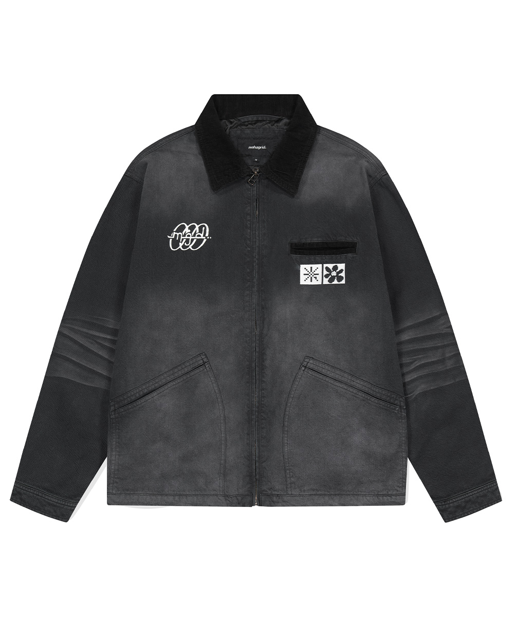 WASHED WORK JACKET[CHARCOAL]