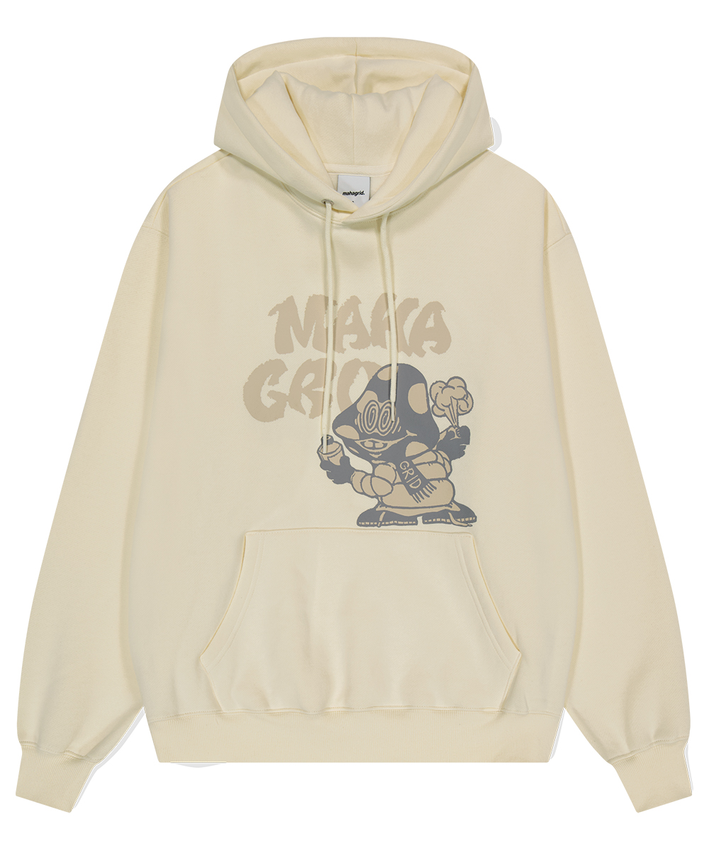 さらに100円引き◆MAHAGRID◆MUSHROOM BOY HOODIE MUSHROOM BOY HOODIE[CREAM] - MAHAGRID