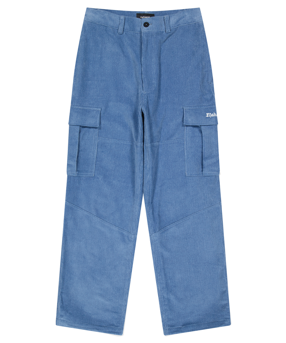 CORDUROY CARGO PANT[BLUE]