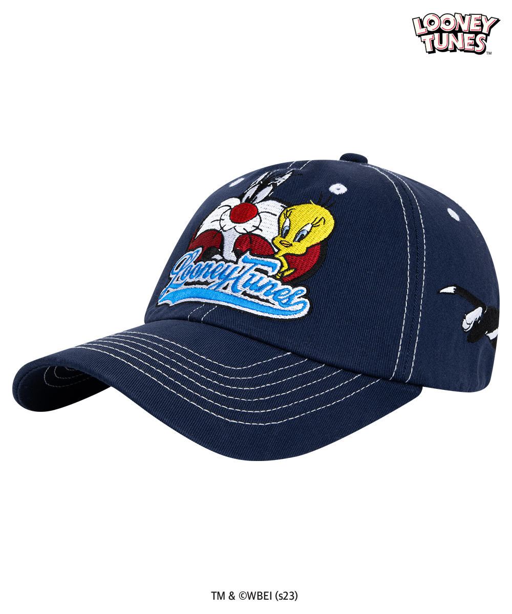 TWEETY &amp; SYLVESTER BALL CAP[NAVY]