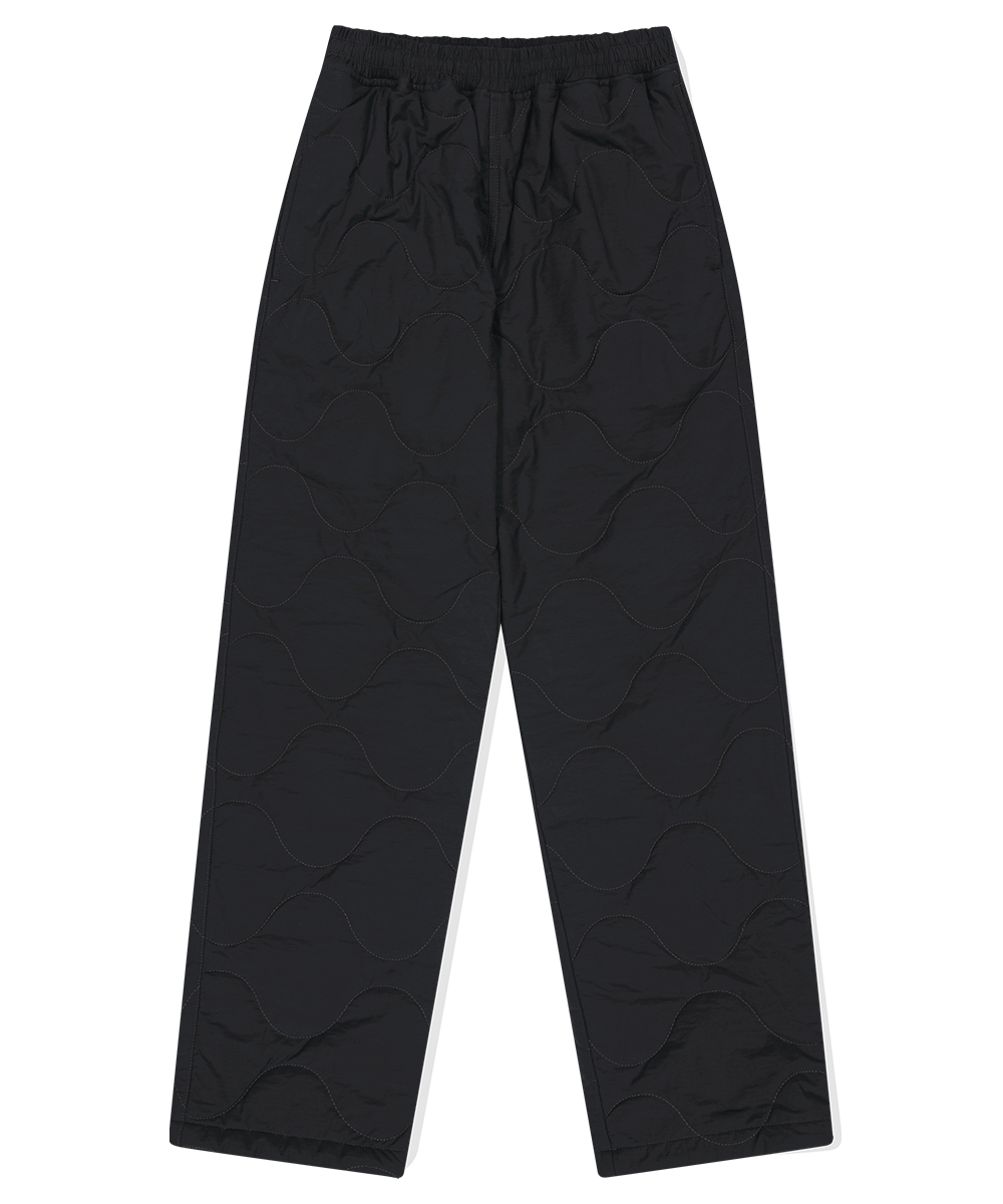QUILTED PANT[BLACK]