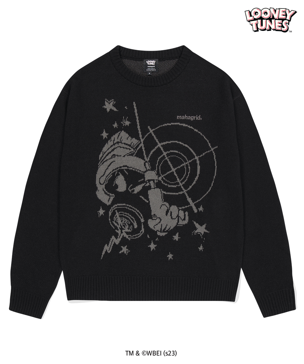 MARVIN KNIT SWEATER[BLACK]