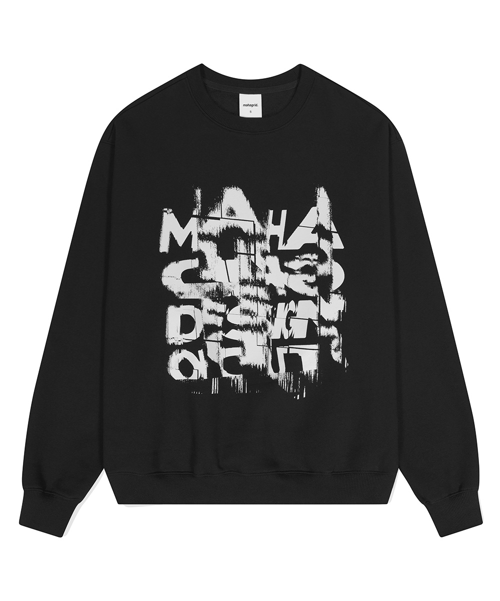 BROKEN SWEATSHIRT[BLACK]