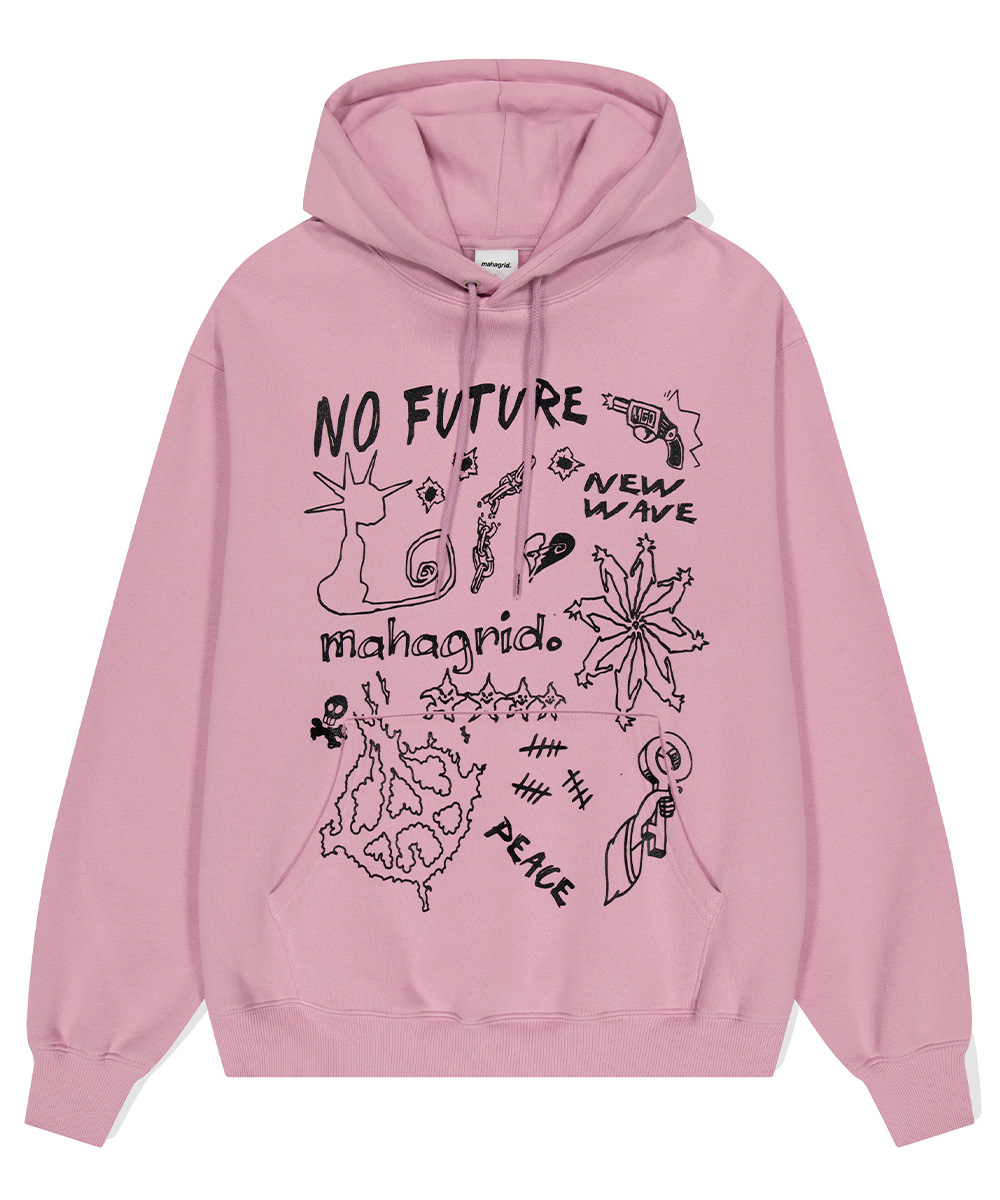 NO FUTURE HOODIE[PINK]