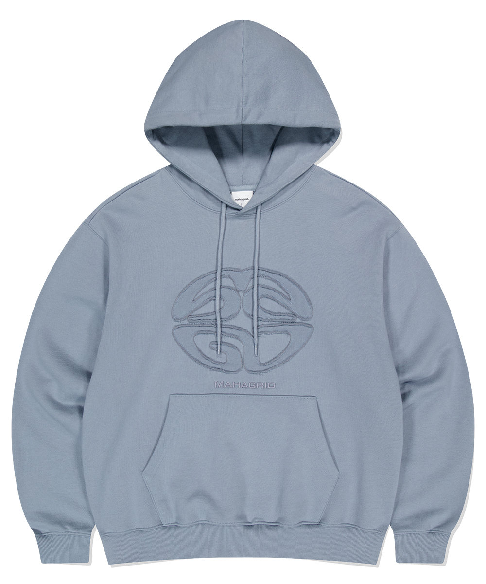 RAW CUT HOODIE[BLUE]