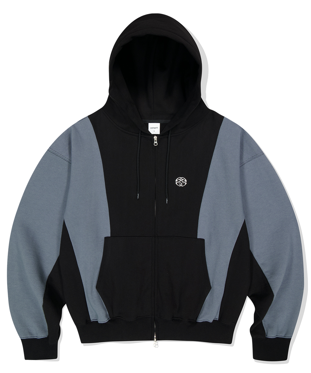 ECLIPSE LOGO HOOD ZIP-UP[BLACK]