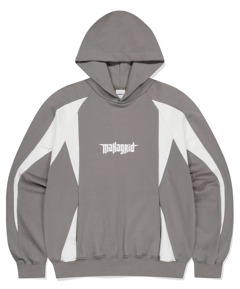 PANEL RACING HOODIE[GREY]