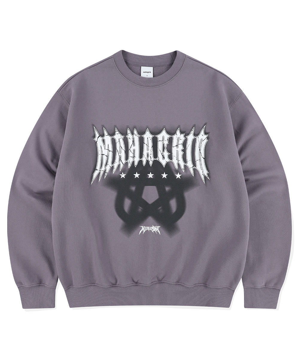 STAR LOGO SWEATSHIRT[PURPLE]