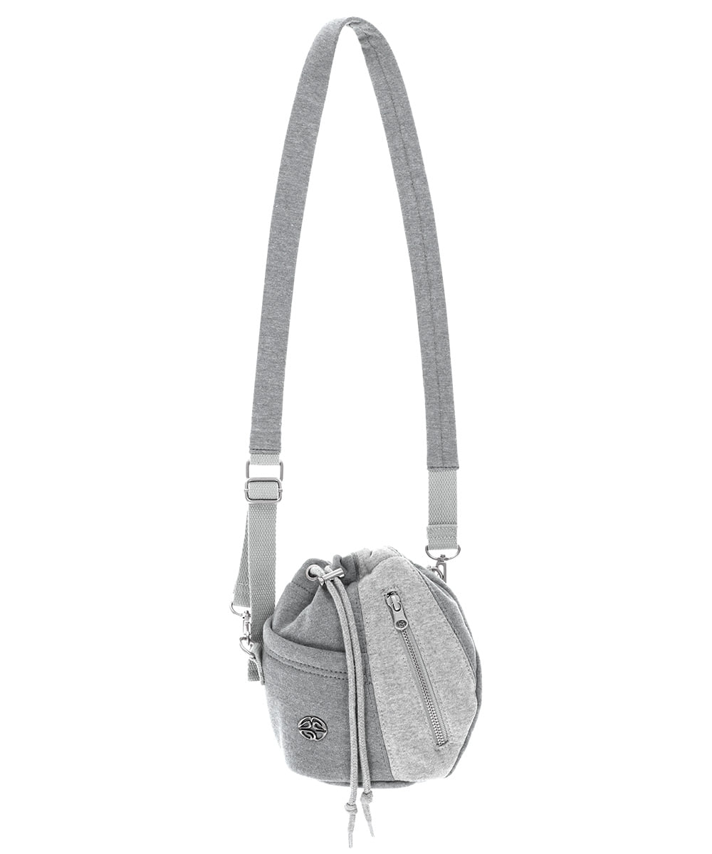 ECLIPSE BUCKET CROSS BAG[GREY]