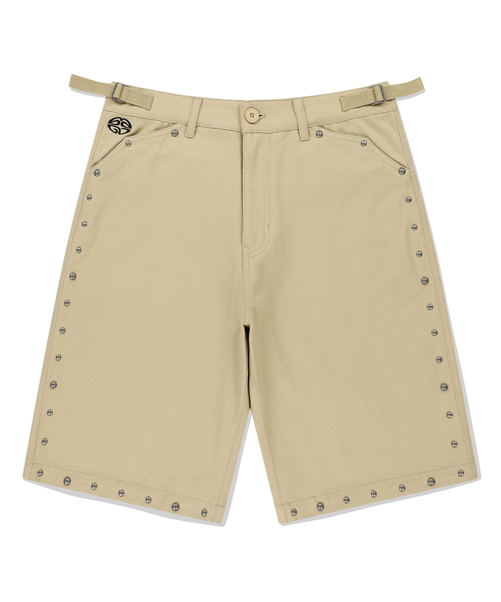 STUD BERMUDA CHINO SHORT[BEIGE]