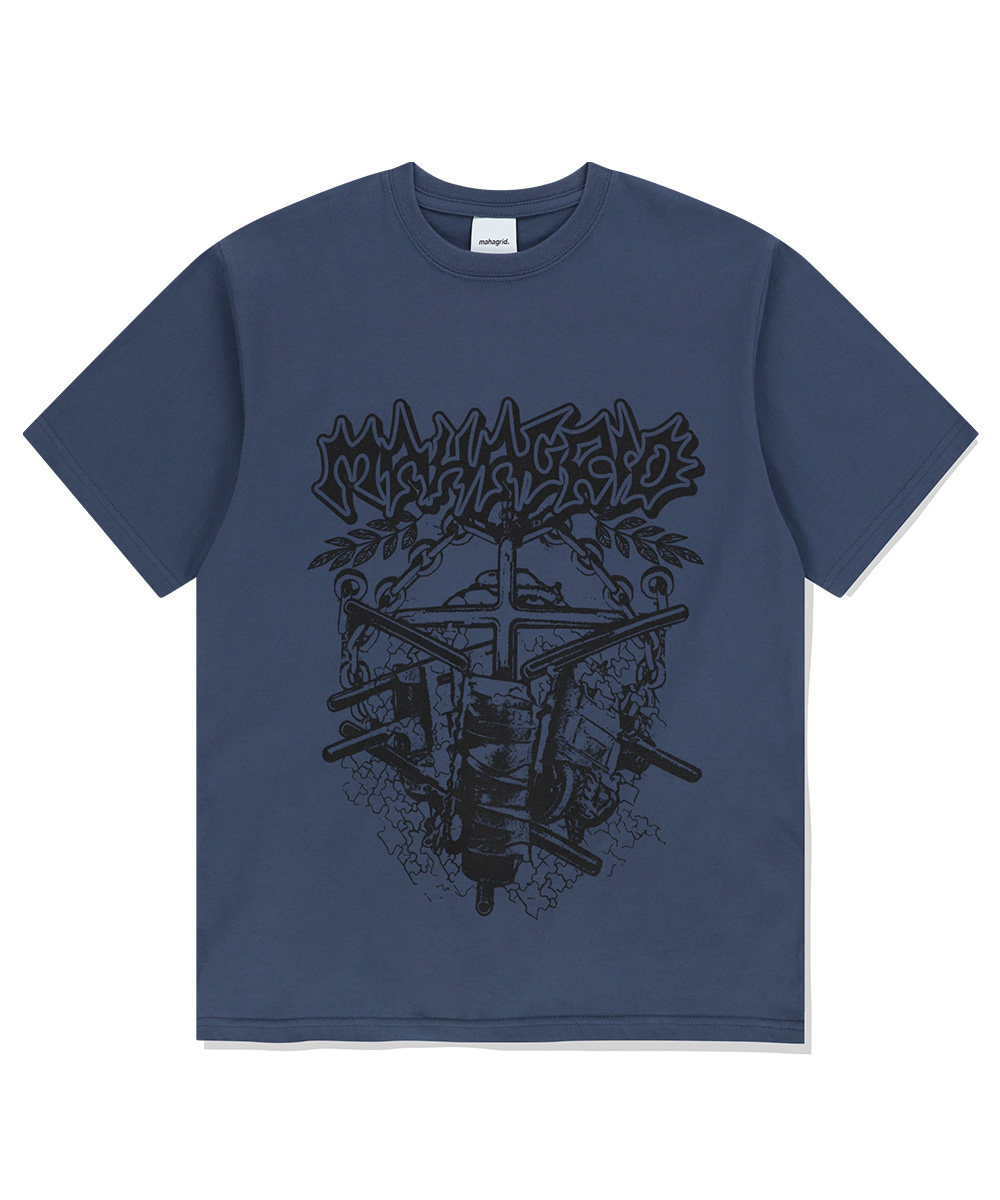 HYBRID TEE[NAVY]