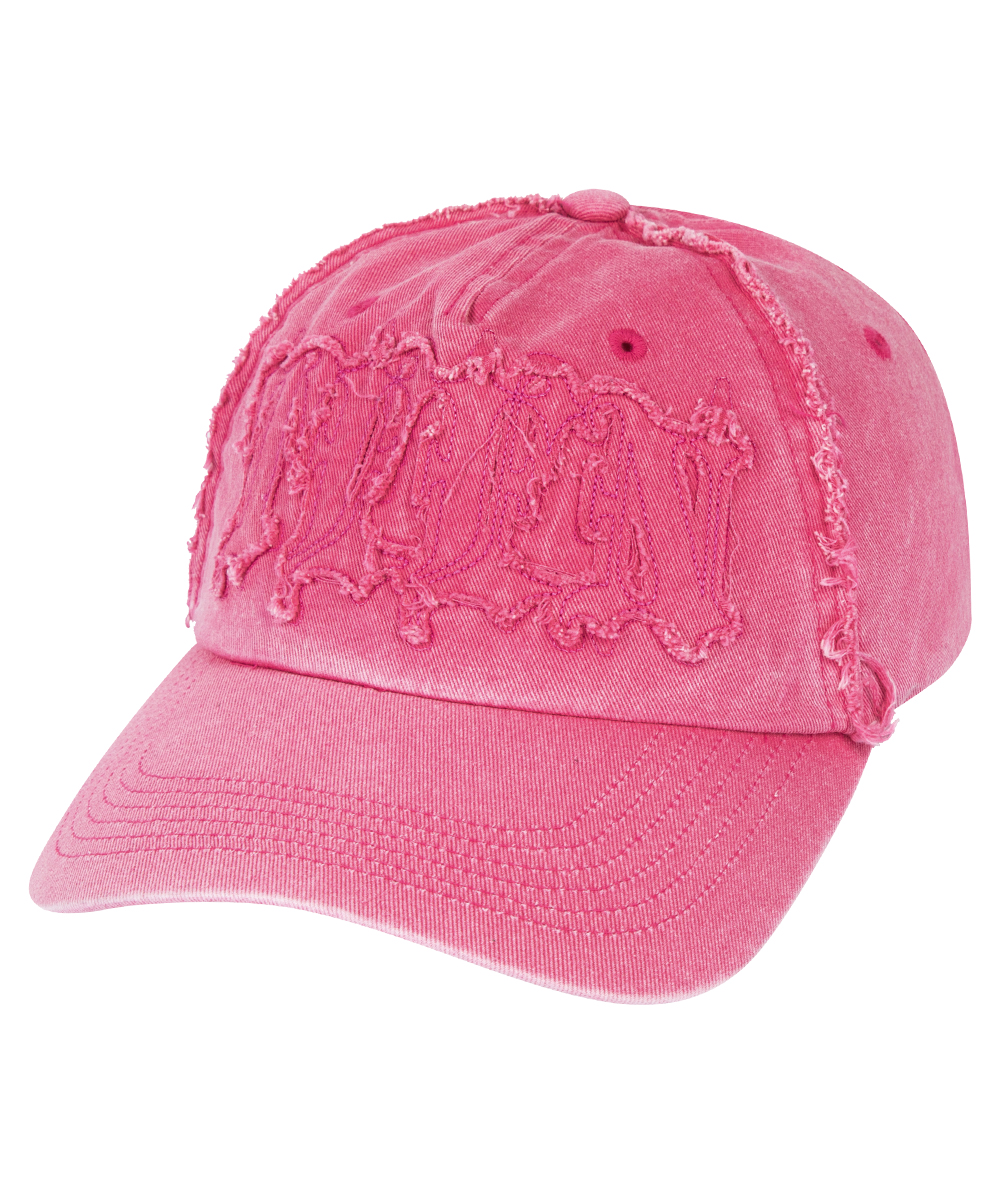 WASHED TEEN BALL CAP[PINK]