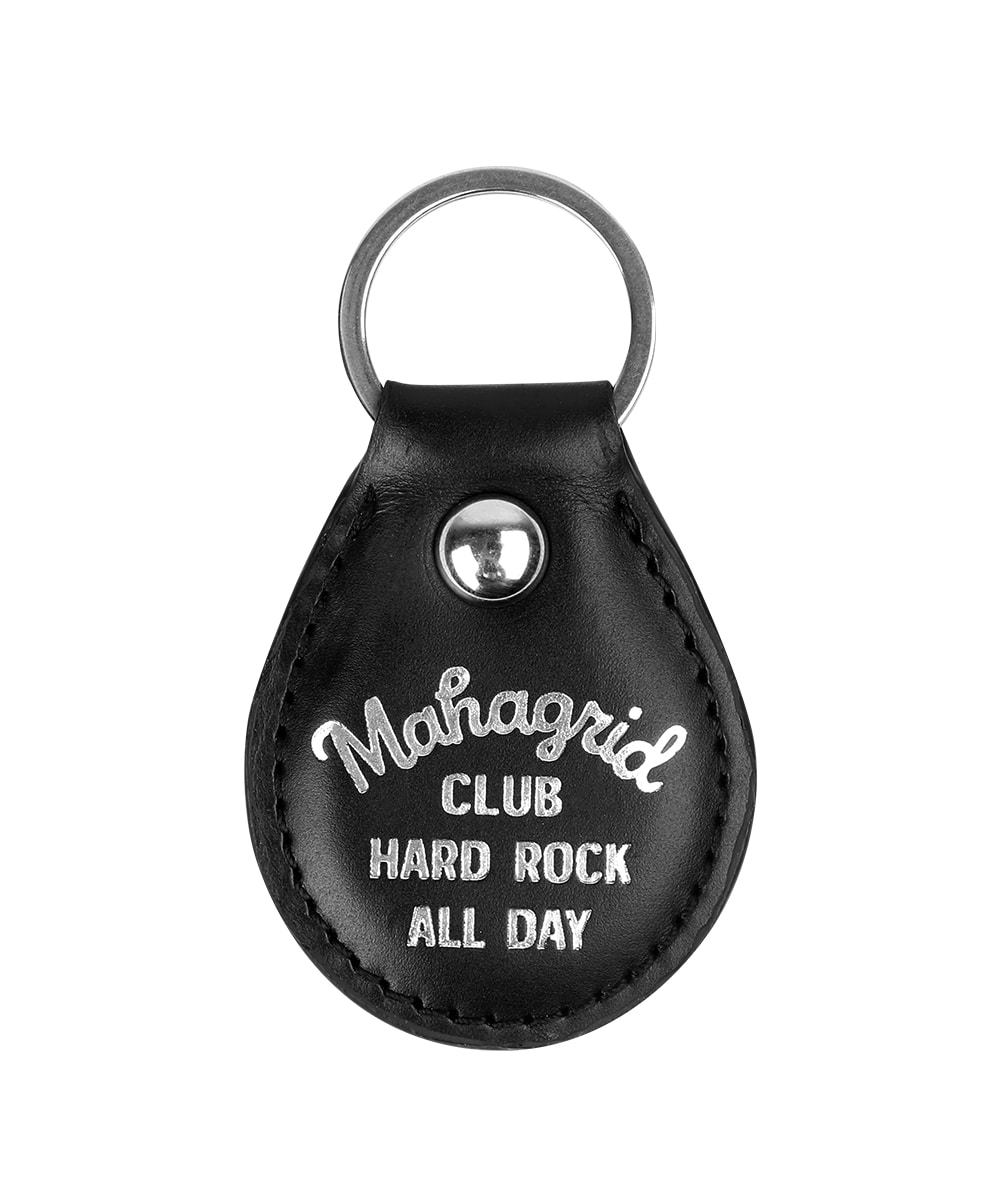 【mahagrid】24FW★ HARD ROCK LEATHER KEYRING HARD ROCK LEATHER KEYRING [BLACK] - MAHAGRID
