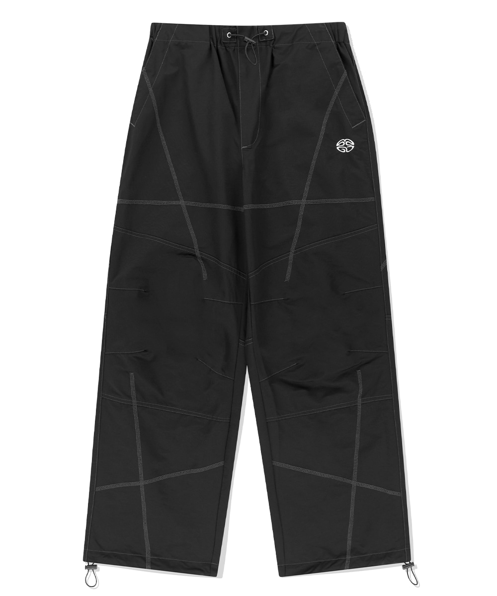 【mahagrid】24SS★ COVER STITCH PARACHUTE PANT c3a2038bafdf32bfad89f9644f2c56