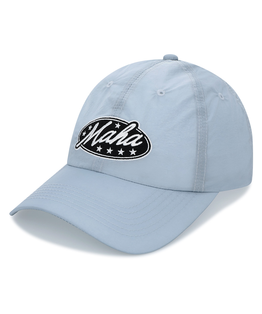 【mahagrid】25SS★ STAR OVAL NYLON CAP STAR OVAL NYLON CAP[BLACK] - MAHAGRID