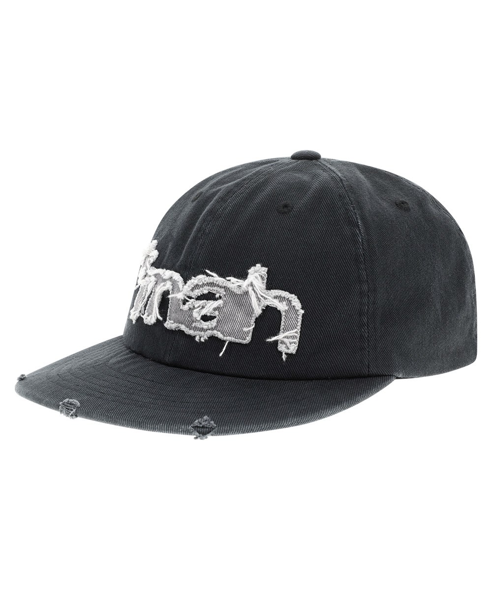 WASHED RAW CUT mah CAP[BLACK] - MAHAGRID