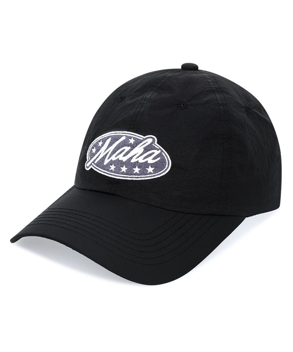 【mahagrid】24FW★ OVAL LOGO CAP OVAL LOGO CAP [BLACK] - MAHAGRID