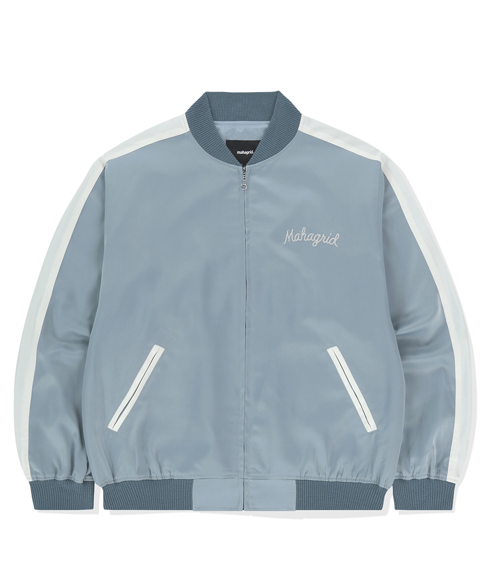 【mahagrid】25SS★ ROPE LOGO SATIN JACKET 30322baf8f0ba7122f0f339e5219a1