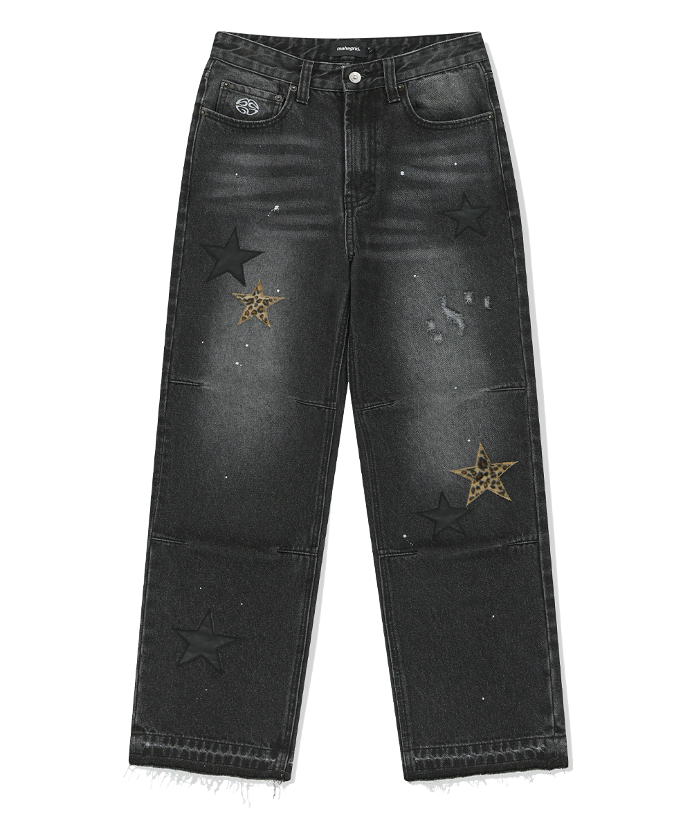 【mahagrid】22FW★ WEB DENIM PANT MUSINSA | MAHAGRID WASHED ZIP CARGO DENIM PANT BLACK