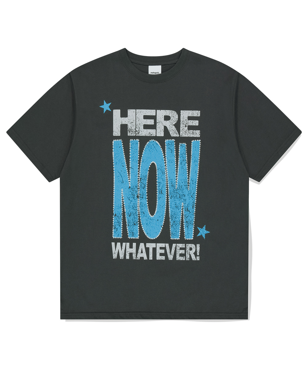 [ MAHAGRID]★25SS★韓国人気★HERE NOW STRIPE TEE HERE NOW STRIPE TEE - MAHAGRID