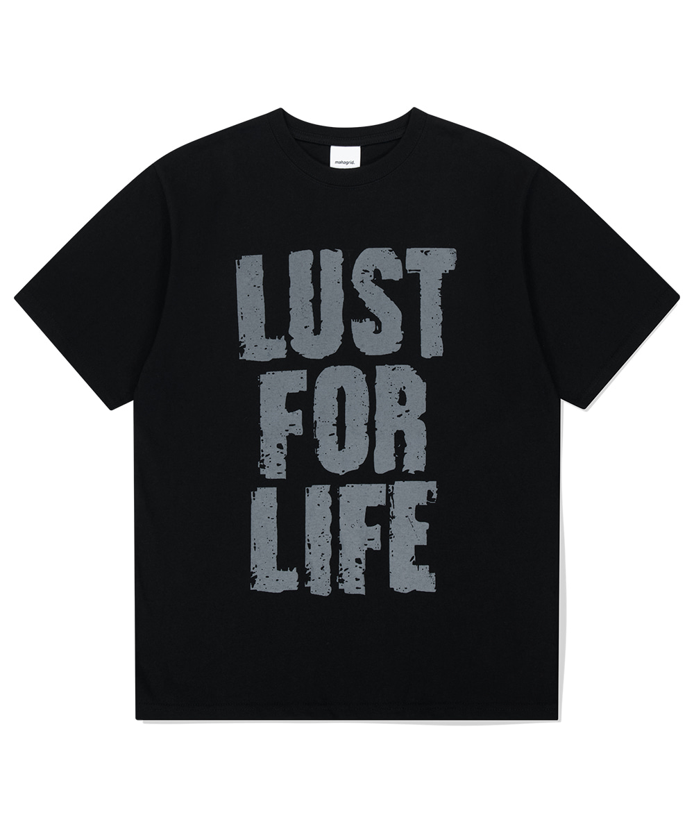 【mahagrid】25SS★ LUST FOR LIFE TEE LUST FOR LIFE TEE[BLACK] - MAHAGRID