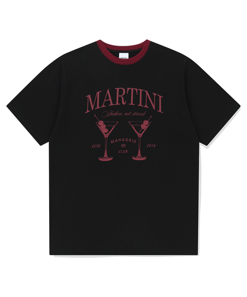 【mahagrid】25SS★ MARTINI TEE MARTINI TEE[BLACK] - MAHAGRID