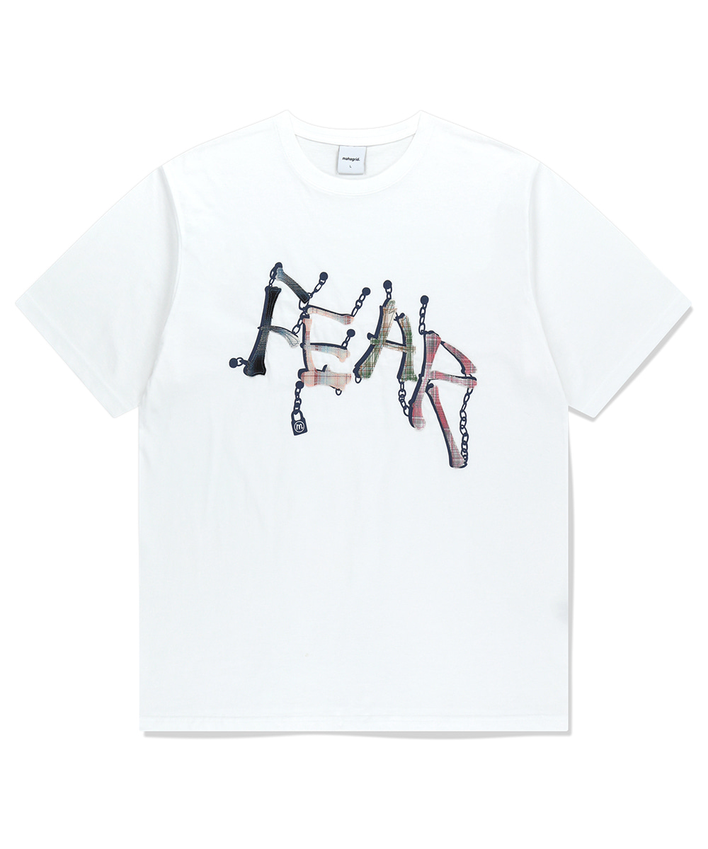 【mahagrid】25SS★ ROCK STAR APPLIQUE TEE ROCK STAR APPLIQUE TEE[WHITE] - MAHAGRID