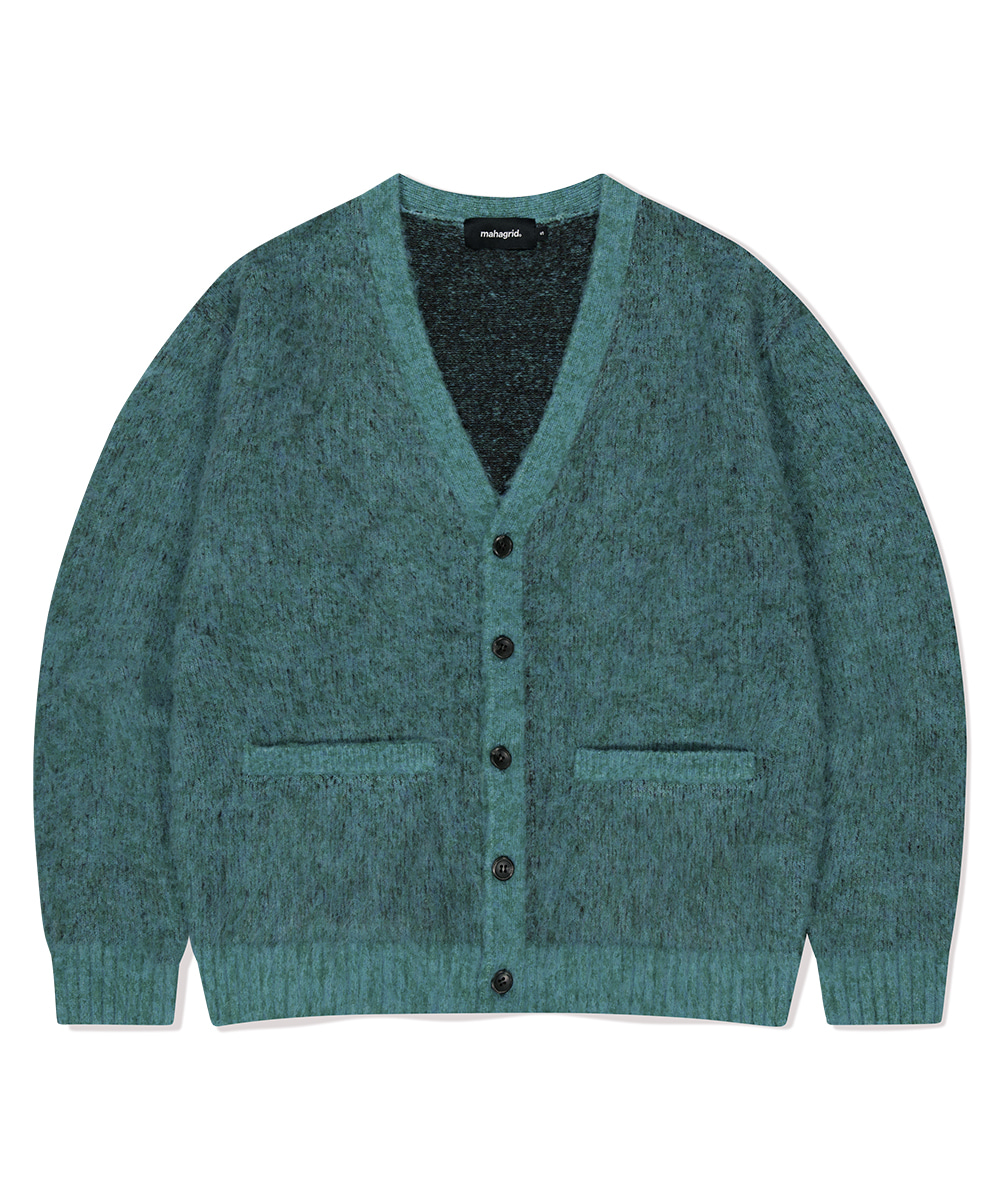【Chikashitsu +】hairy knit cardigan Chikashitsu +（チカシツプラス）の「【Chikashitsu +/