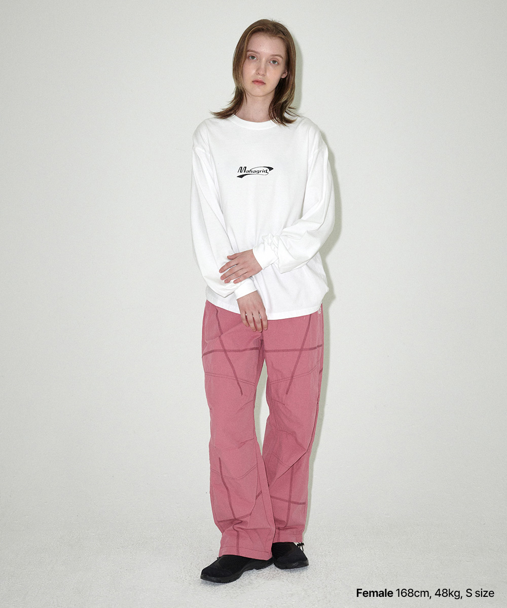 【mahagrid】24FW★ DETERGENT LOGO LS TEE DETERGENT LOGO LS TEE [WHITE] - MAHAGRID