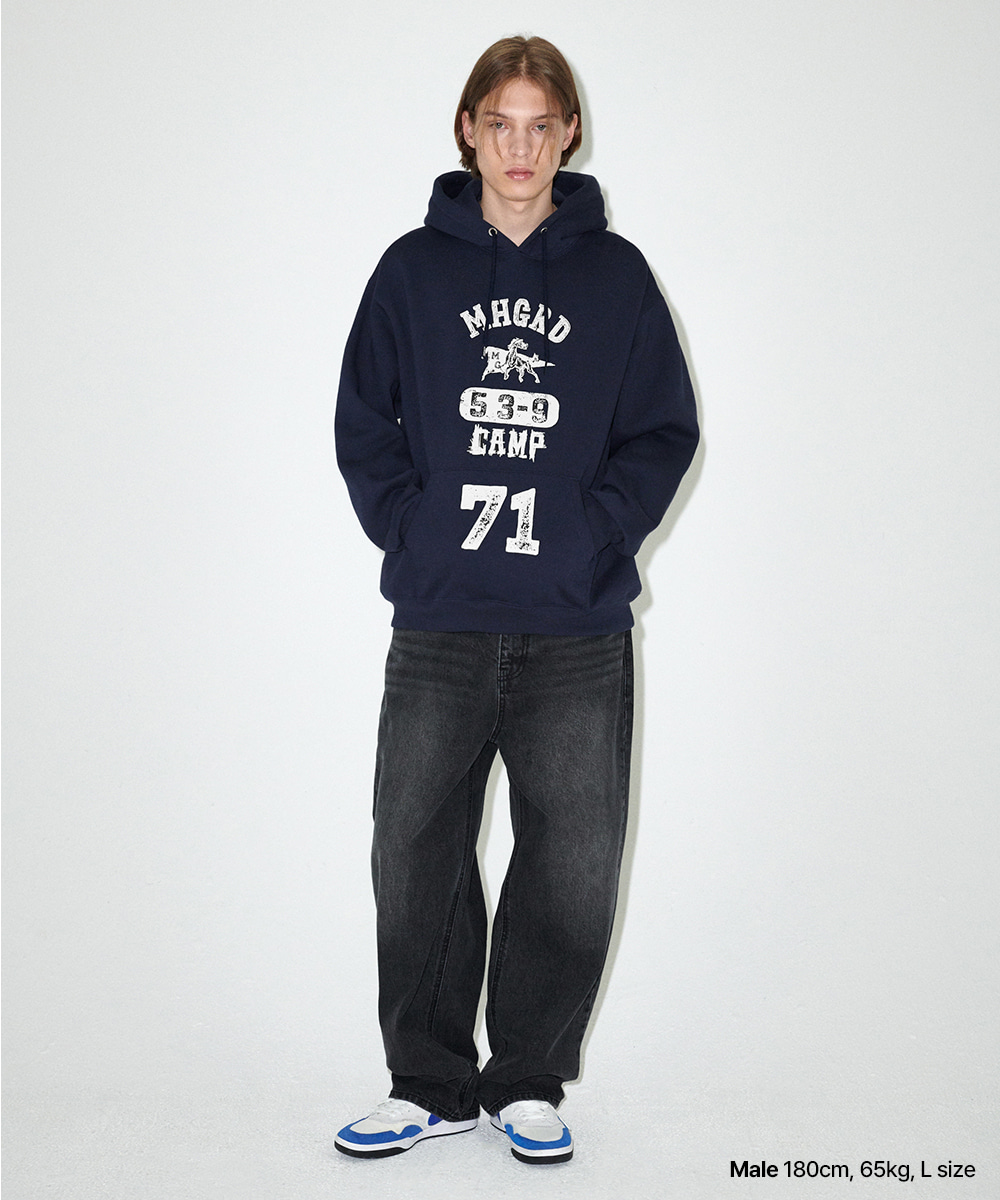 さらに100円引き◆MAHAGRID◆SKETCH COLLEGE HOODIE SKETCH COLLEGE HOODIE [LIGHT GREY] - MAHAGRID