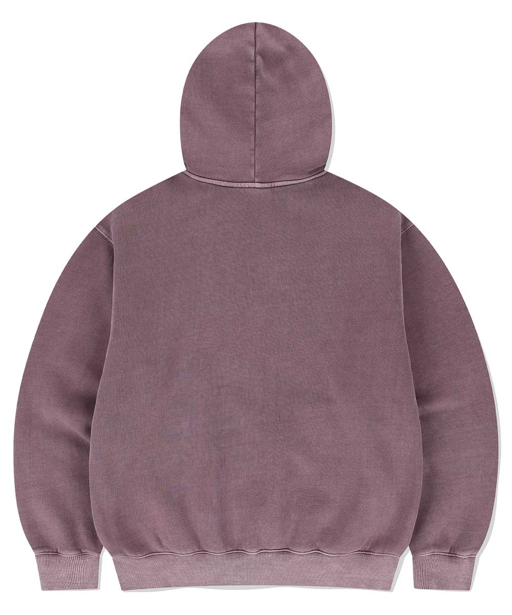★mahagrid★TRIBAL ECLIPSE PIGMENT HOODIE TRIBAL ECLIPSE PIGMENT HOODIE [CHARCOAL] - MAHAGRID